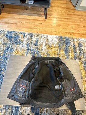Prada Black Knit and Leather-Trim Vest